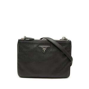 Prada Double Zip Crossbody Bag Vitello #327179P11B